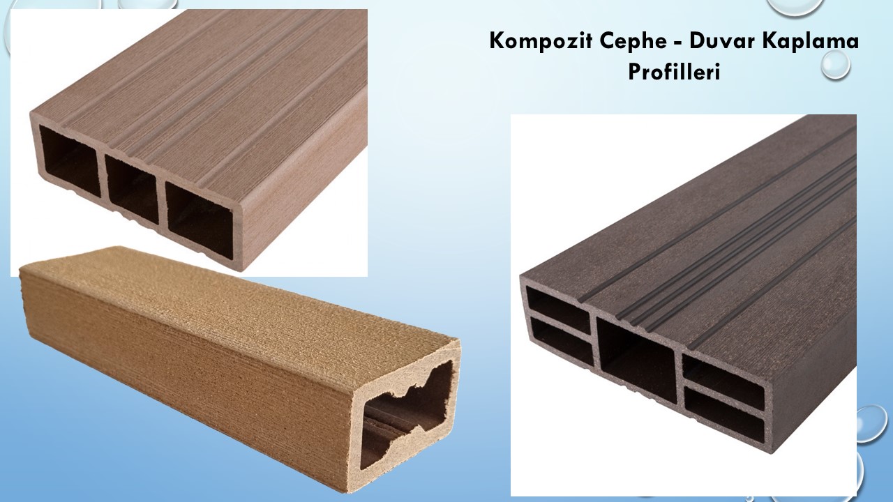 Kompozit DECK Cephe ve Duvar Kaplama Profilleri | Türkiye Kompozit