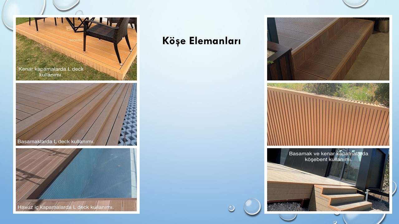 DEC Köşe Elemanları | Kompozit Deck Uygulama Profilleri | Türkiye Kompozit