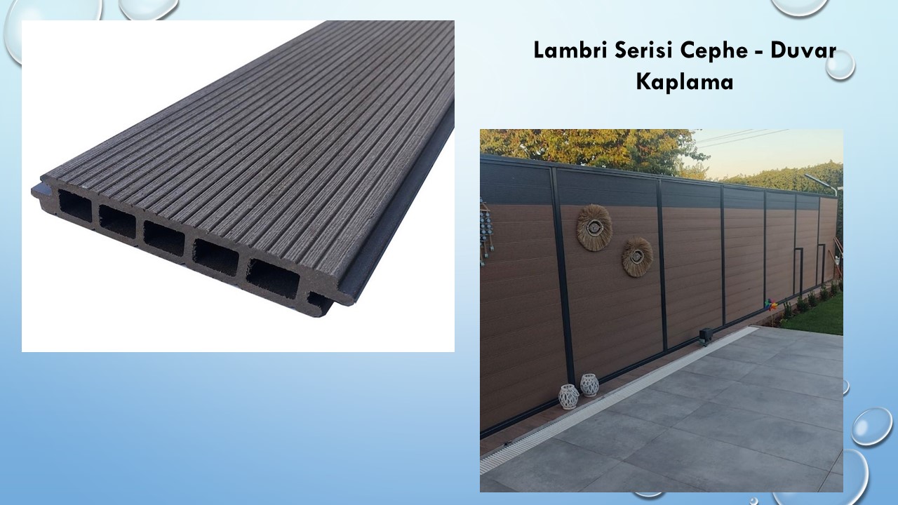 Kompozit DECK Lambri Serisi | Cephe ve Duvar Kaplama | Türkiye Kompozit