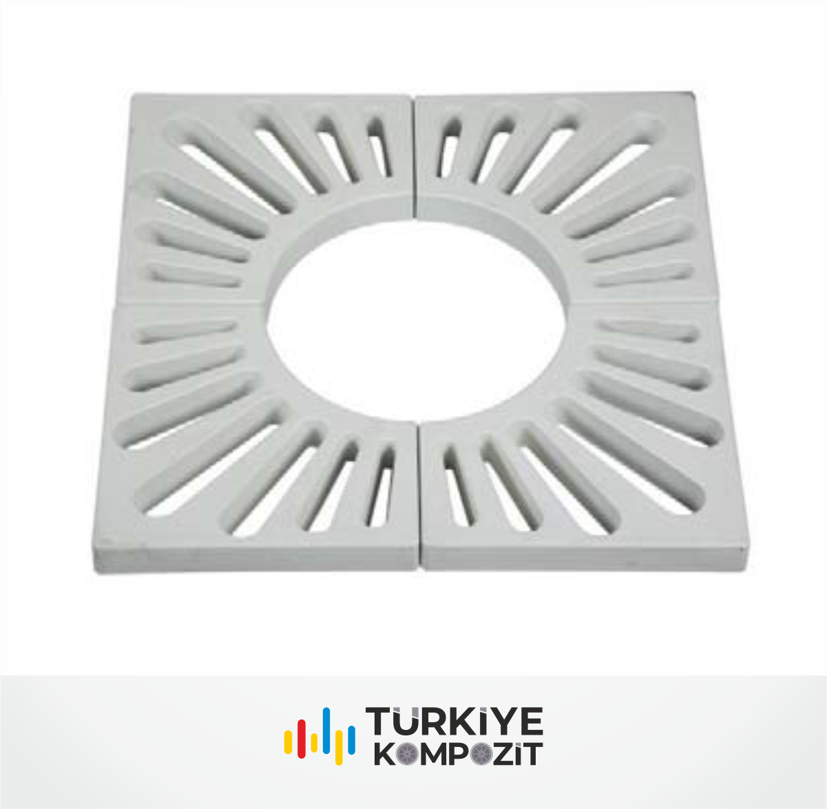 Kompozit - Ağaç Dibi Izgaraları 4 Parçalı (600x600)