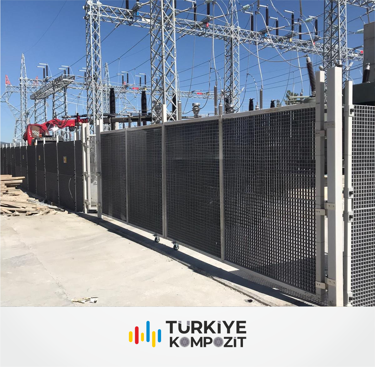 CTP Kompozit - GRP, FRP Kompozit Dielektrik Yalıtkan Izgara