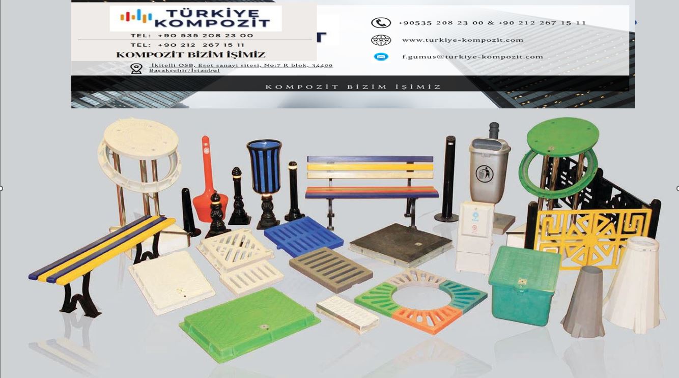 Kompozit Şehir Mobilyaları Nedir? | Türkiye Kompozit